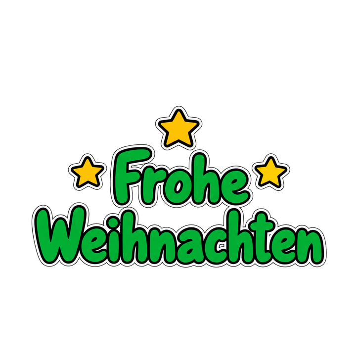 Grüner Schriftzug Frohe Weihnachten – Weihnachten Clipart, transparentes PNG