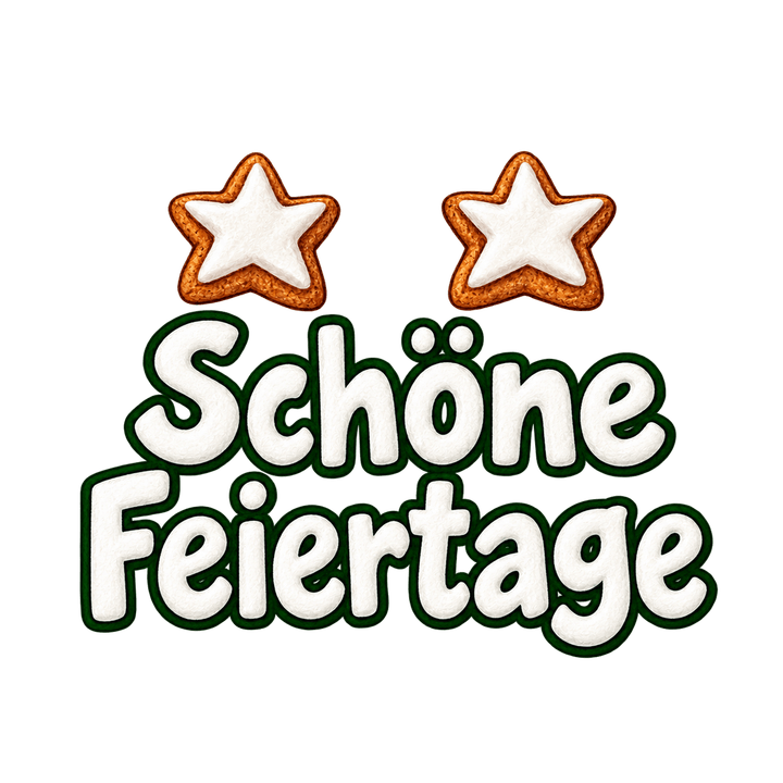 Kreide-Schriftzug Schöne Feiertage – Weihnachten Clipart, transparentes PNG