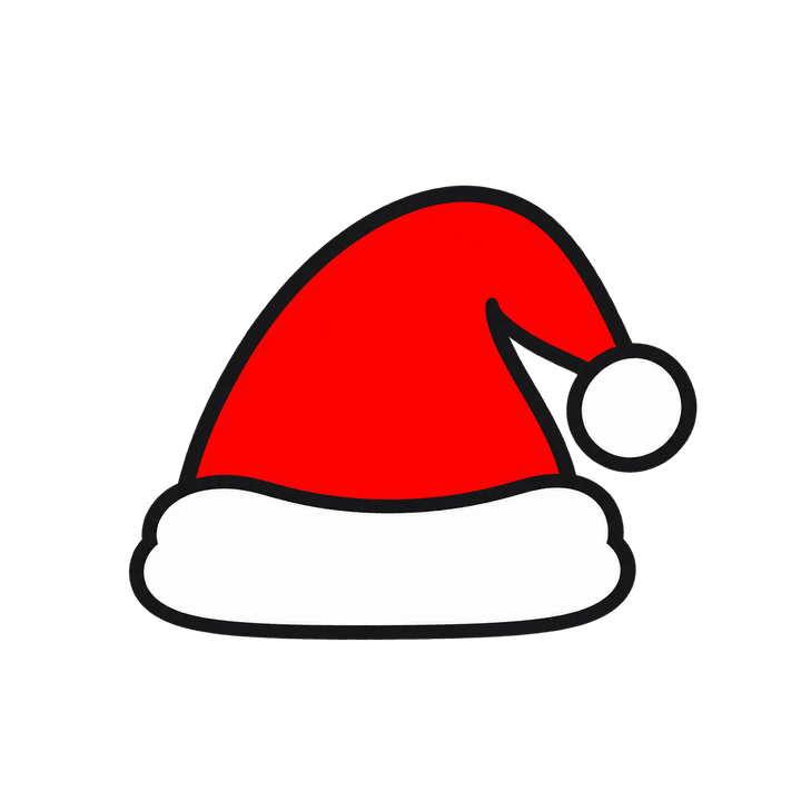 Gorro simples – Natal PNG com fundo transparente