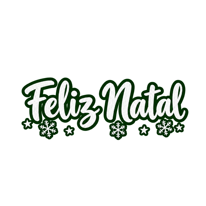 Feliz Natal de giz – Natal PNG com fundo transparente