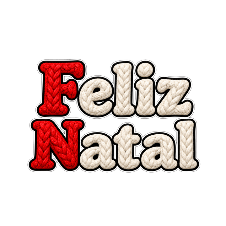 Feliz Natal de tricô – Natal PNG com fundo transparente