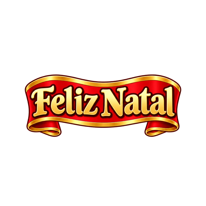 Feliz Natal na fita – Natal PNG com fundo transparente