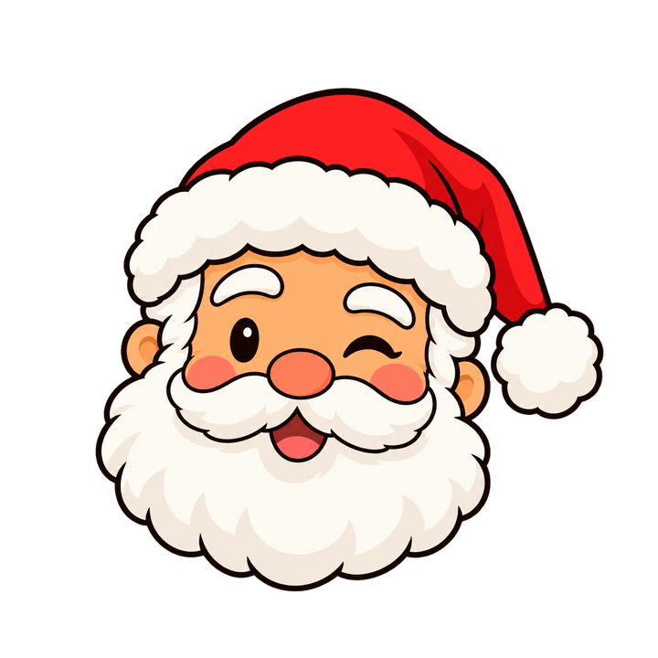 Piscadinha do Papai Noel – Natal PNG com fundo transparente