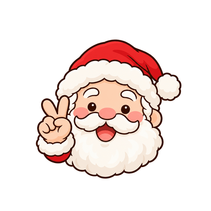 比 YA 的聖誕老公公，聖誕節圖案（去背 PNG）