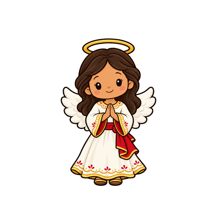 Ángel del nacimiento PNG sin fondo